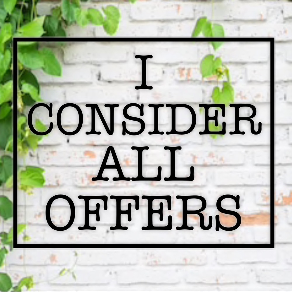 Offers Welcome!